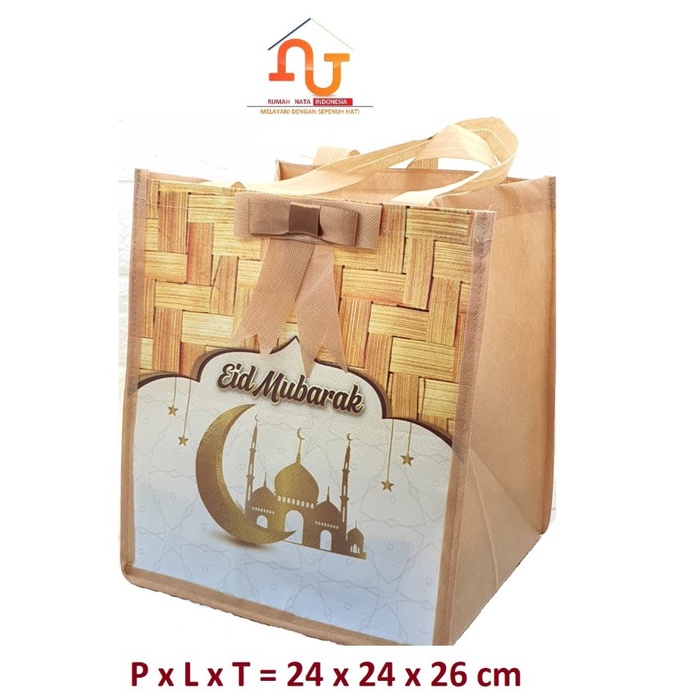 

Goody Bag Motif Idul Fitri Lebaran Ramadhan Krem 069