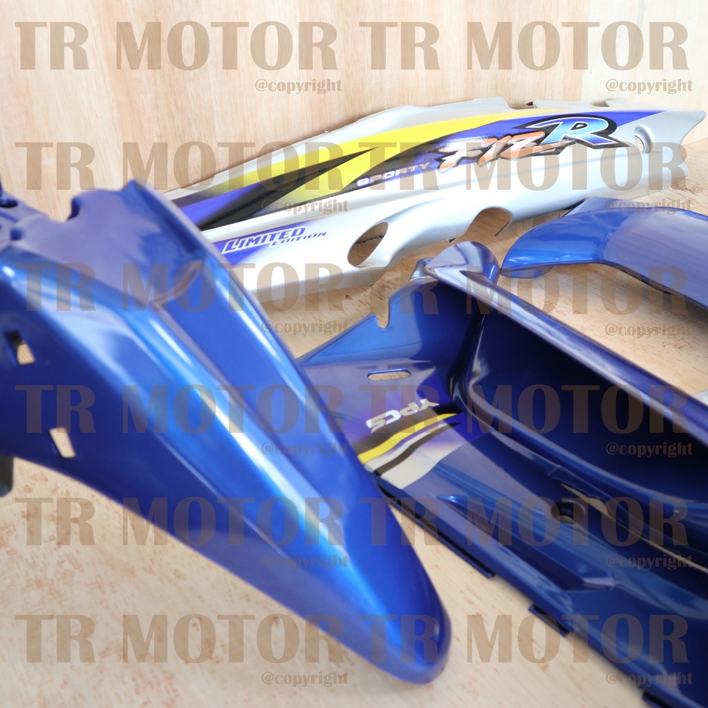 Cover Body Fizr F1zr Limited Edition Biru Tua Full Set Halus Cover Bodi Yamaha Fiz r