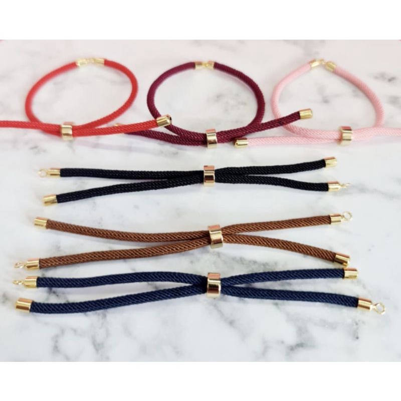 gelang tangan Pandora tali  silang