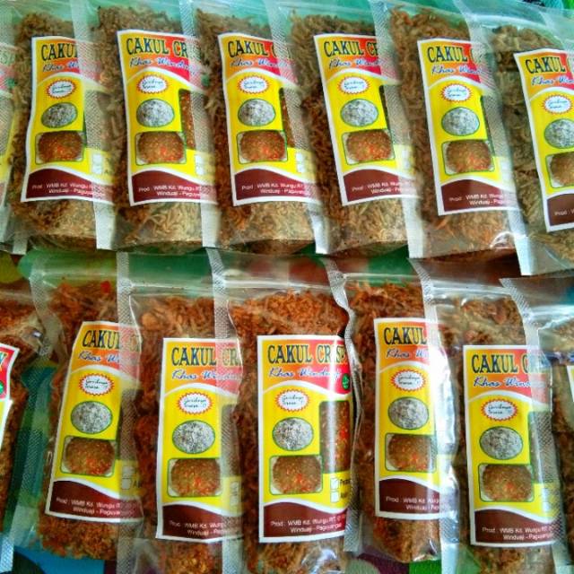 

Cemilan/Lauk Cakul Crispy Enak Gurih, Lauk tabur di atas nasi hangat