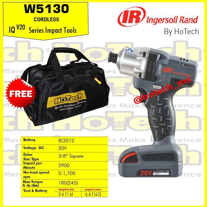 IR-W5130 | Ingersoll Rand | Cordless Impact Wrench 3/8" (Unit Only)