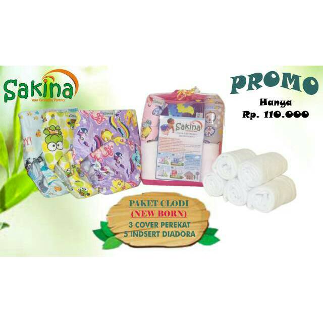 Paket Promo Clodi NADNAD by Sakina Cover Perekat