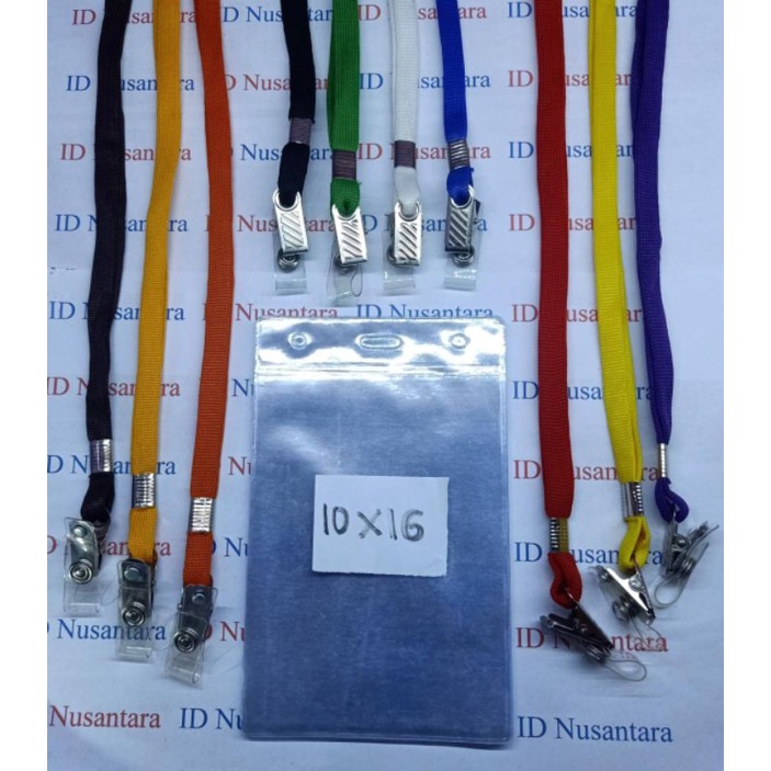 

Paket Tali 1cm Jepit Besi + Plastik Panitia ukuran 10x16cm Diri isi 10pcs