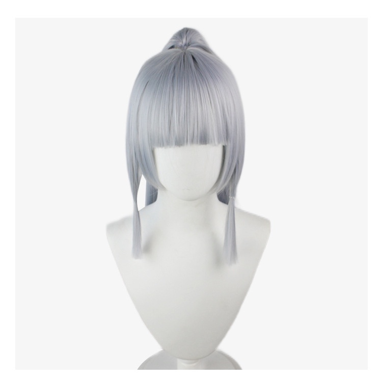 LOL-62 wig kamisato ayaka genshin impact rambut palsu cosplay