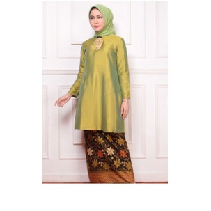 baju melayu wanita modern  1 stel size M-XL