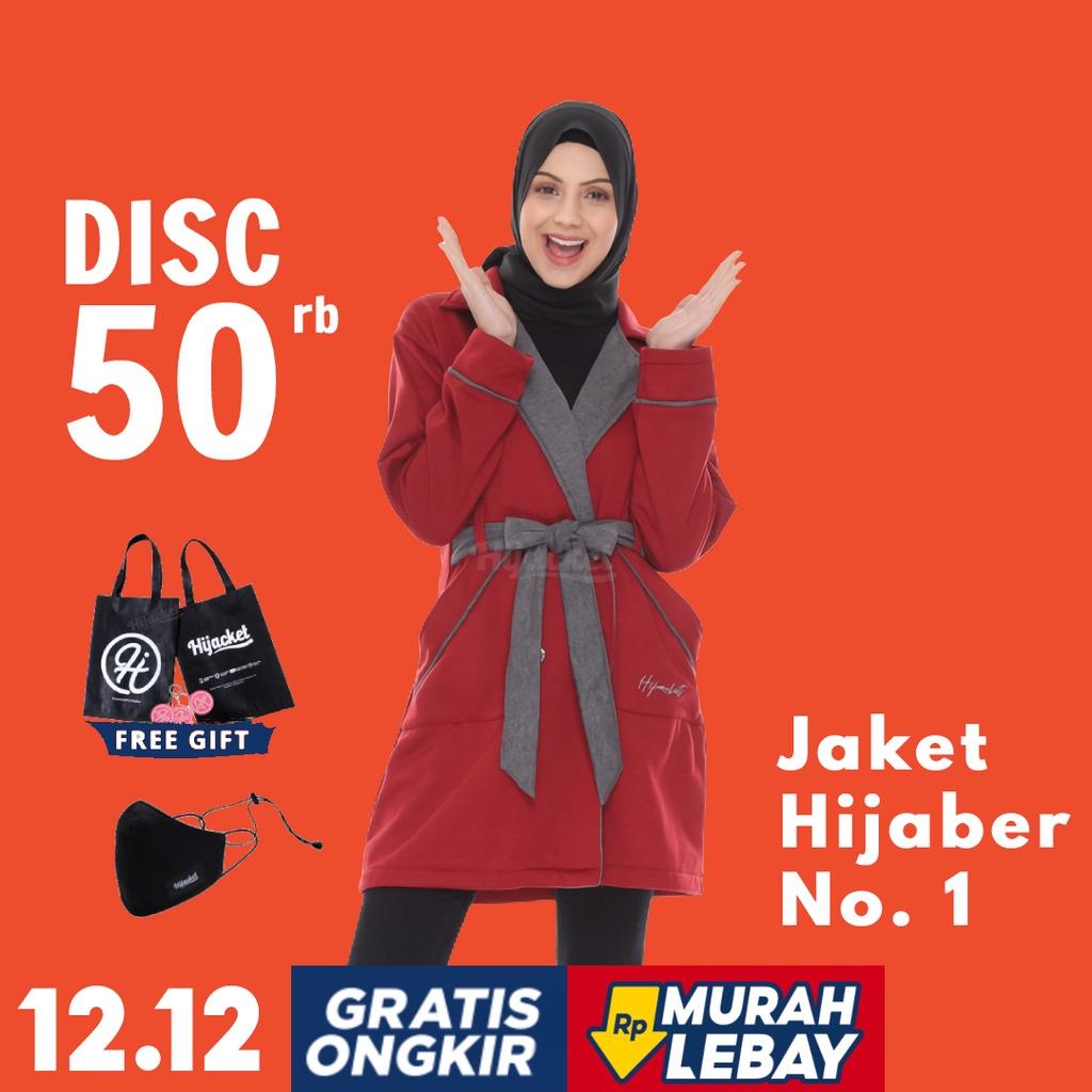 Hijacket Original Elnara Hijaket Jaket Jacket Wanita Muslimah Jaket Blazer Cewek Jumbo Murah Terbaru Jaket Hijaber