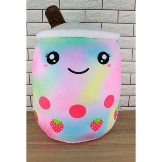 MASIH TERSEDIA.. BONEKA BOBA RAINBOW STRAWBERRY JUMBO 50 CM