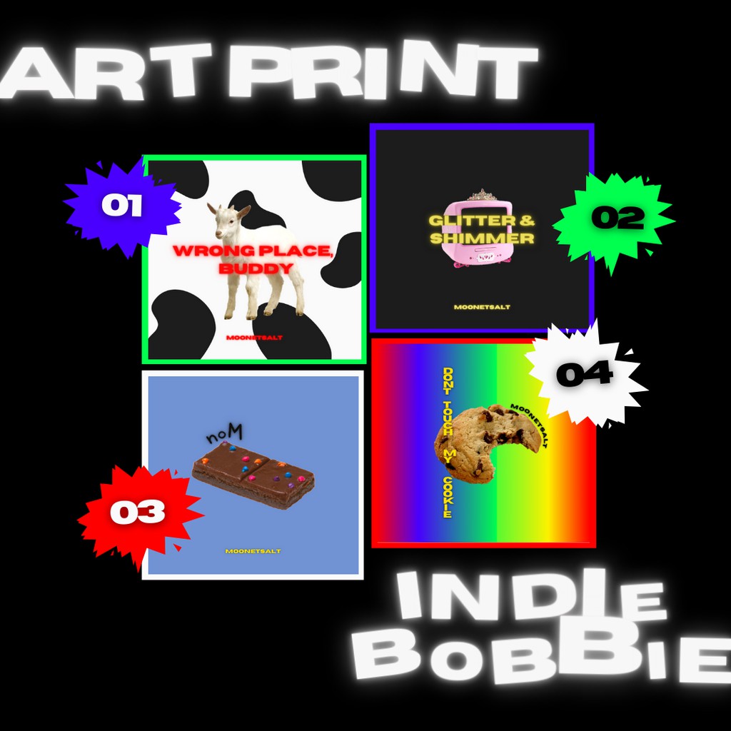 

MOON ET SALT | Indie Bobbie Art Print