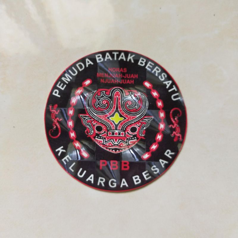 sticker PEMUDA BATAK BERSATU/PBB