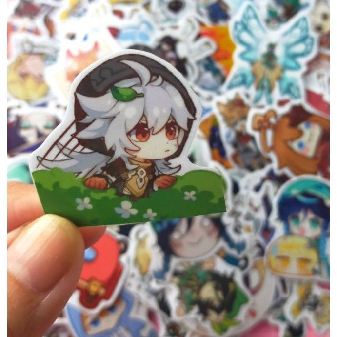 

Sticker Genshin Impact Stiker Anime Mondstadt Liyue Inazuma Sumeru Waterproof Scratchproof