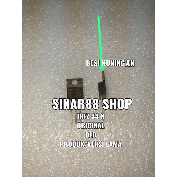 TR TRANSISTOR IRFZ44N IRFZ 44N IRF Z44N ORIGINAL ASLI  VERSI LAMA
