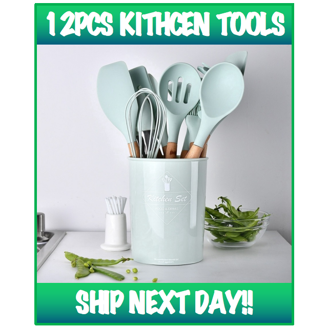 Ship Set Alat  Dapur  12Pcs Sendok Tempat Sabun Bahan  