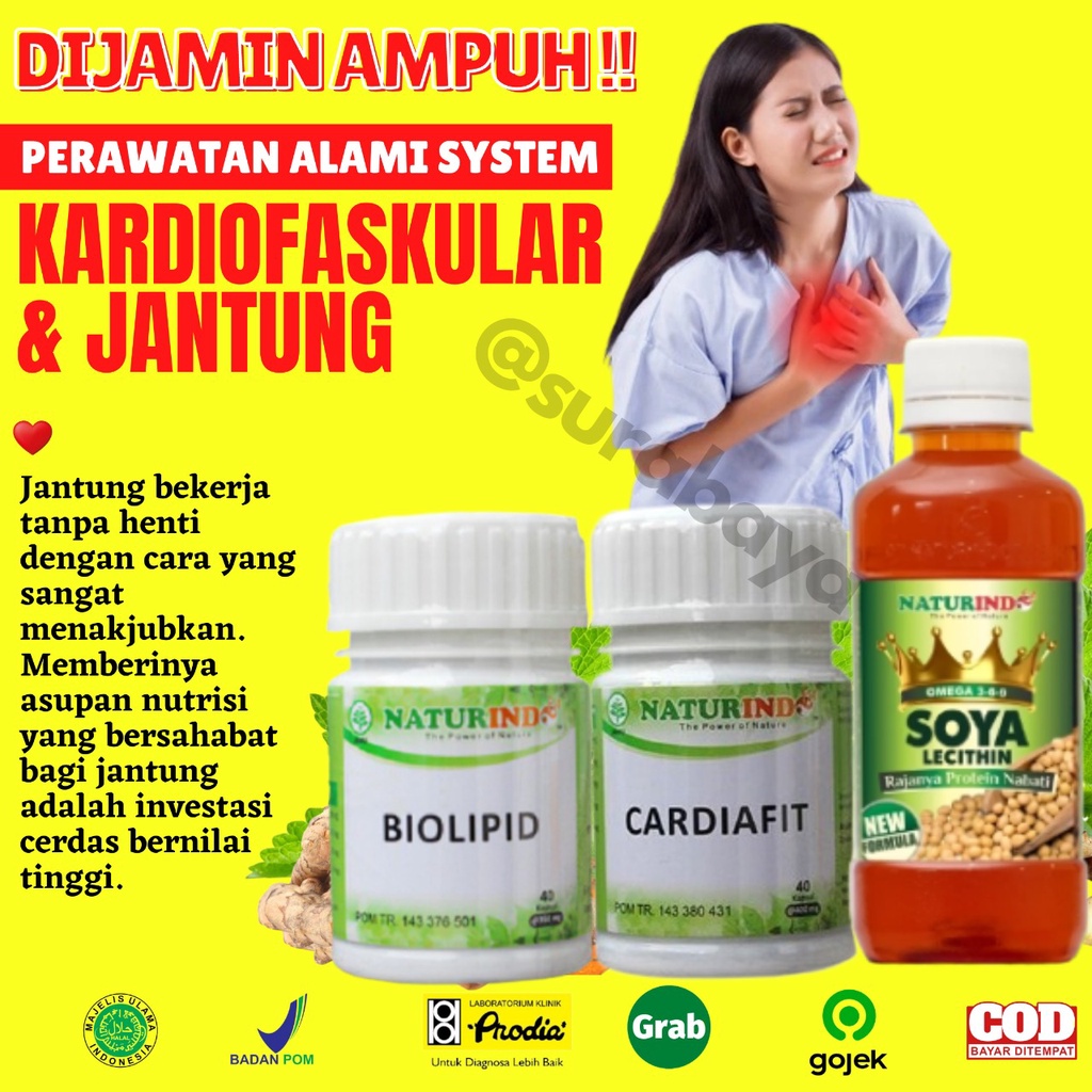 Jual Obat Jantung Koroner Berdebar Kardiofaskular Obat Hiperhidrosis Primer Keluar Keringat Seluruh Tubuh Seperti Habis Mandi Jamu Kesehatan Jantung Lemah Berdebar Herbal Telapak Tangan Berkeringat Ampuh Cardiafit Biolipid Omega Soya Naturindo Surabaya
