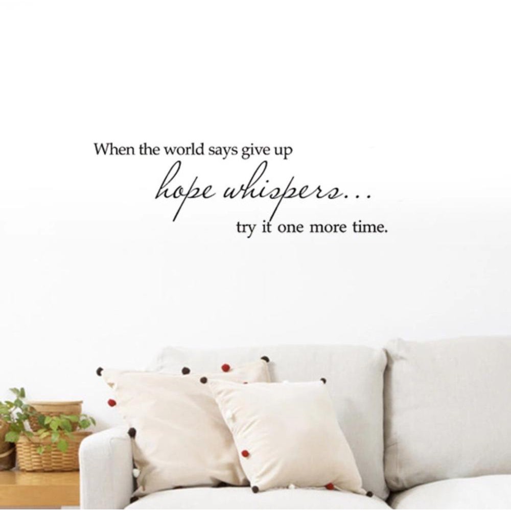 Stiker Dinding Kata Kata Motivasi