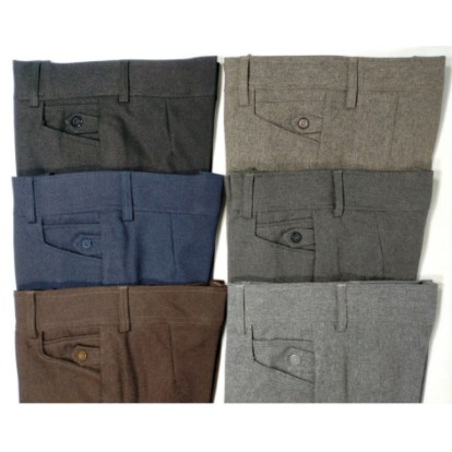 Celana Bahan Kerja Wanita - Kantoran - Kain WOOL Import