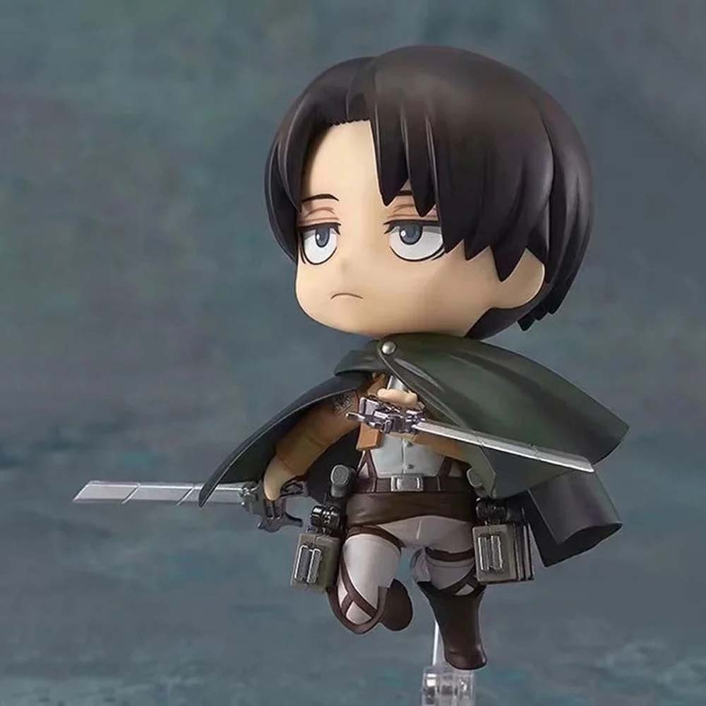 Sweetjohn Mainan Action Figure Levi Ackerman Attack On Titan Untuk Dekorasi Meja