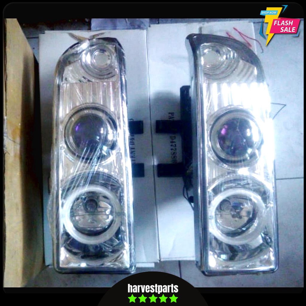 Headlamp Lampu Depan Chevrolet Opel Blazer Angle Eyes Set