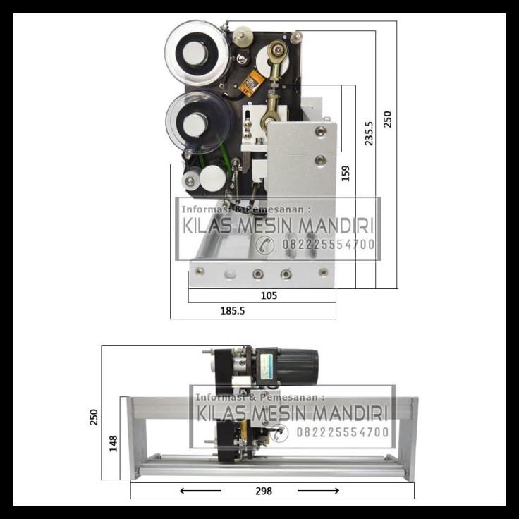 Mesin Coding Cetak Kadaluarsa Expired Date Hp-241 U/. Mesin Packaging