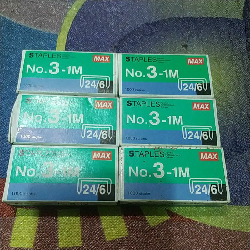 

ISI STAPLES MAX NO 3 - 1M 24 /6 ORIGINAL NEO