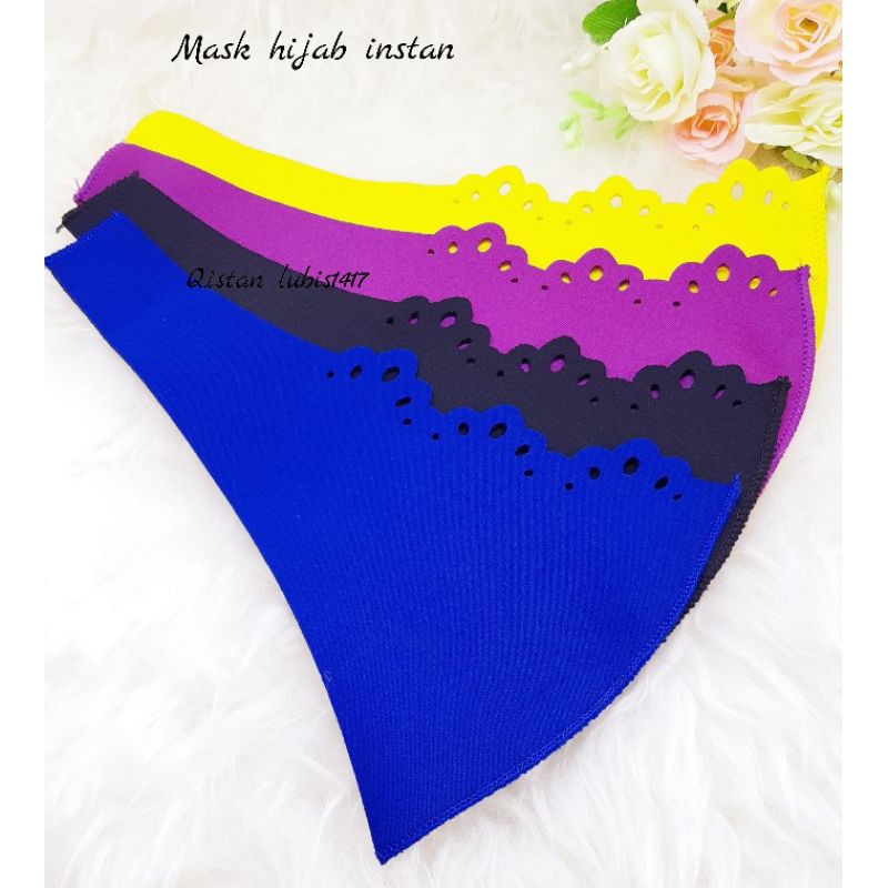 mask hijab instan premium beli 10 free 2pcs