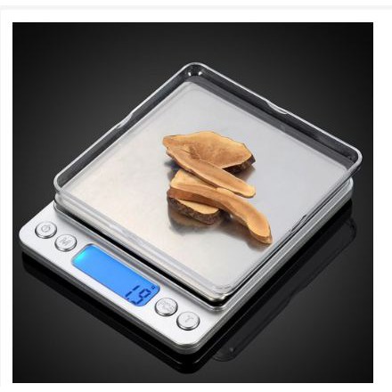TOSERBA_EMAK - Taffware Digipounds Timbangan Dapur Mini Digital Scale 500g - 0.01g - i2000 - Silver