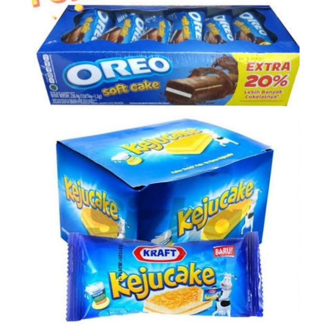 

Promo !!! Oreo soft cake 16gr ( isi 12 pcs )
