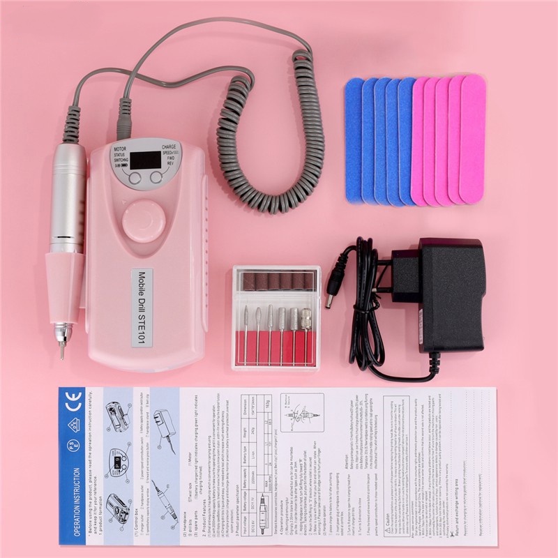 Alat Kikir Kuku Elektrik Portable Rechargeable Untuk Manicure