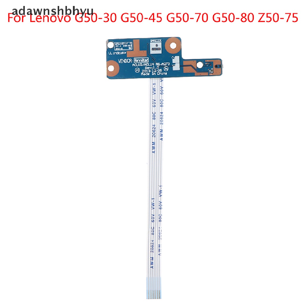 Adawnshbhyu Papan Tombol Power Dengan Kabel Untuk Reparasi Lenovo Z50 G50-30 45 70 80M Z50-75