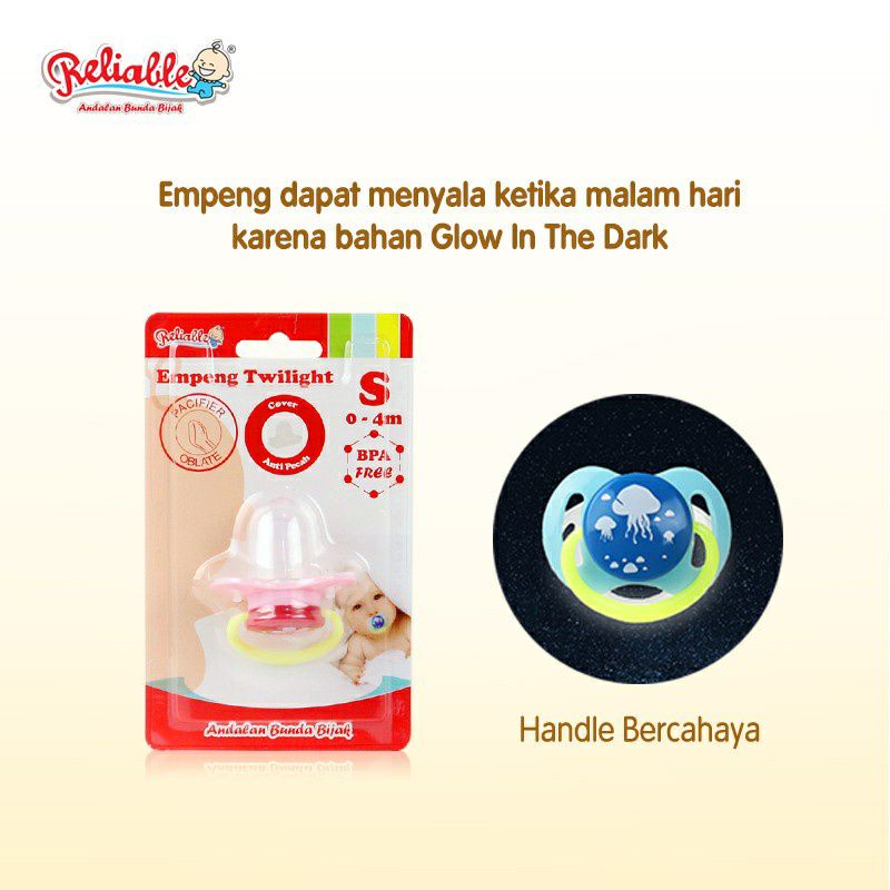 Reliable empeng Twilight. kompeng pacifier bayi anak baby