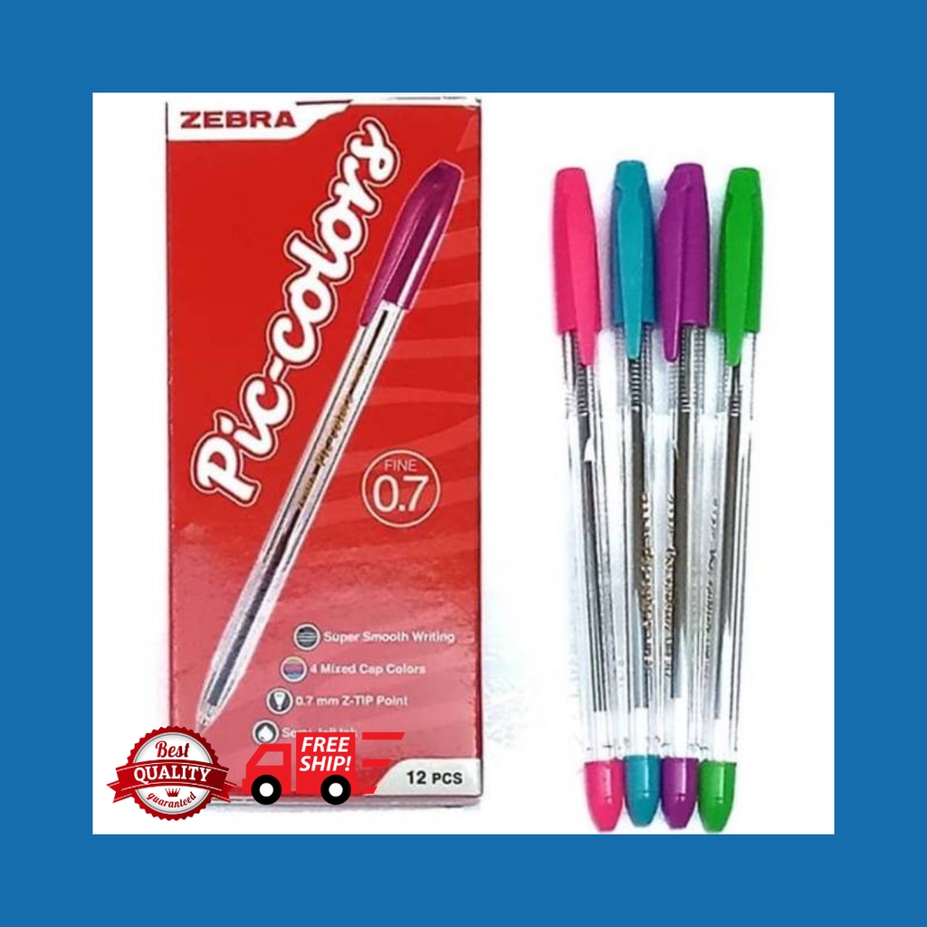 

PENA ZEBRA PICCOLORS 0.7MM HITAM (12)