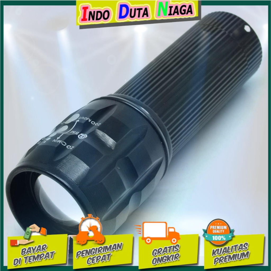 IDN TOOLS - TaffLED Senter LED Flashlight Cree Q5 2000 Lumens - LF000U01