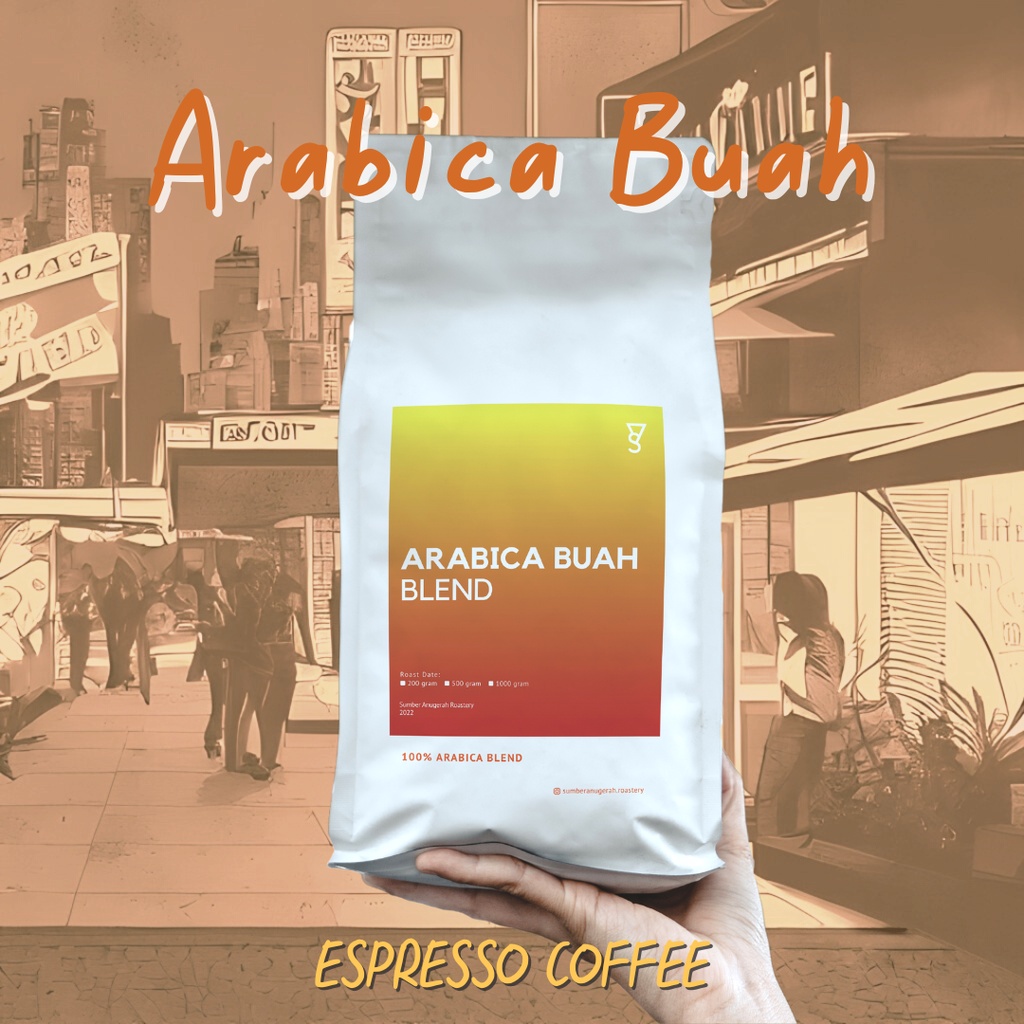 

Arabica Buah 1 Kg | Espresso Blend Coffee | Biji Kopi