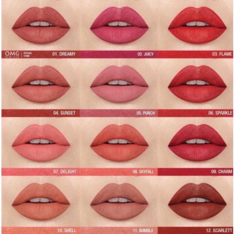 [OMG] OH MY GLAM LIPCREAM MATTE / LIP CREAM OMBRE NEW