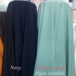 Bahan tory burch/Kain tory/navy/hijau wardah