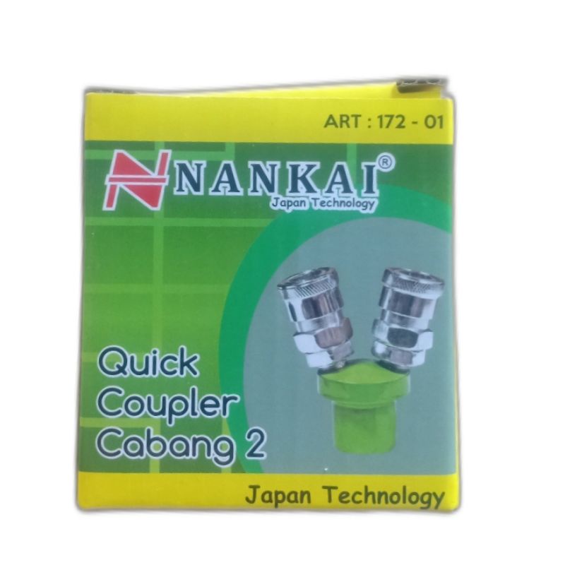 QUICK COUPLER 2 CABANG TYPE 20 NANKAI BEST QUALITY