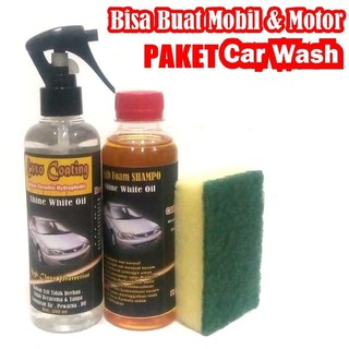 PAKET CAR WASH Nano  Ceramic  Coating  250ml Dan Shampoo Busa 