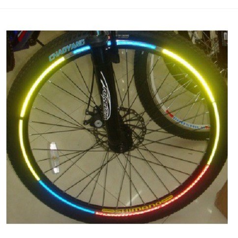 [STIKERRODA] - Bicycle Wheel Reflective Sticker / Stiker Roda Sepeda 8 Strip