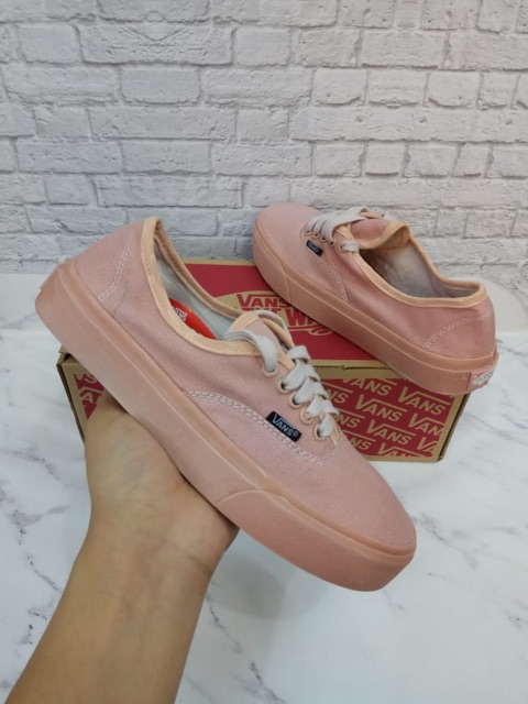 ( CUCI GUDANG )[ MADE IN VIETNAM ] VAN'S ROSE PINK / BARELY ROSE / SALMON | WAFFLE DT