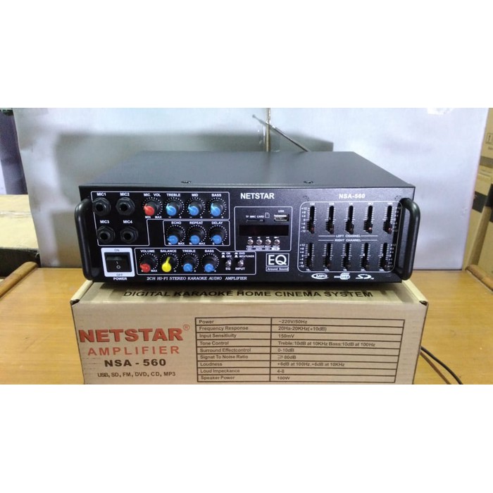 Amplifier NETSTAR NSA 560 USB SD