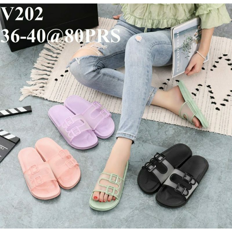 (COD) Sandal Wanita Imoort 2 Ban BLC V202