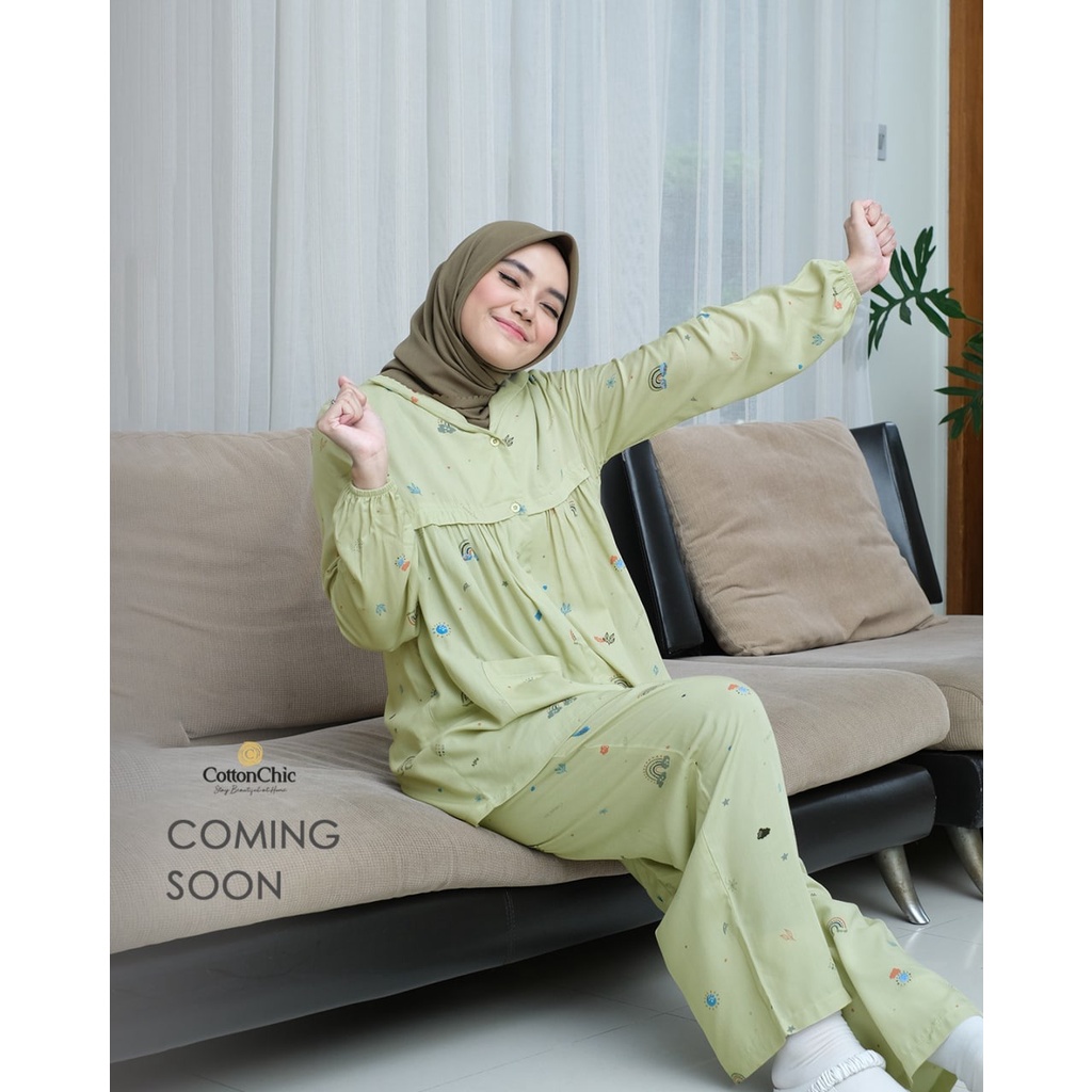 piyama dewasa Ashia Pajamas CottonChic original
