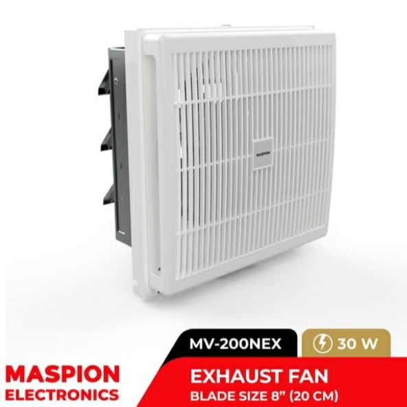 MASPION MV-200 NEX Exhaust Fan Dinding Tembok- Kipas Angin Ventilasi