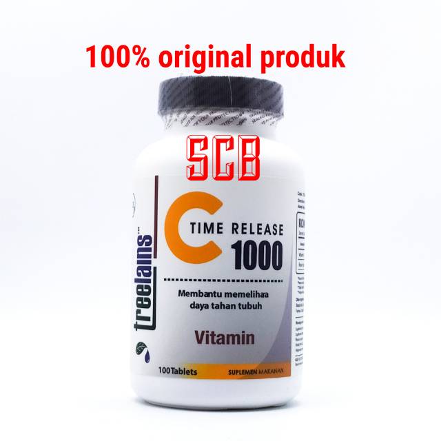 Treelains Vitamin C 1000 / Treelains C 1000 - Isi 100 Tablet