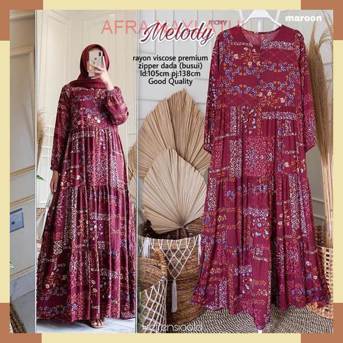 Gamis Melody Maxy Dress By Original Adieva