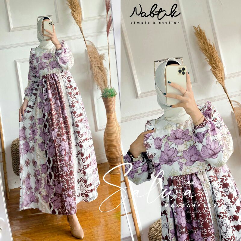 FELIA &amp; SALWA Maxi Dress Ori by Nabtik