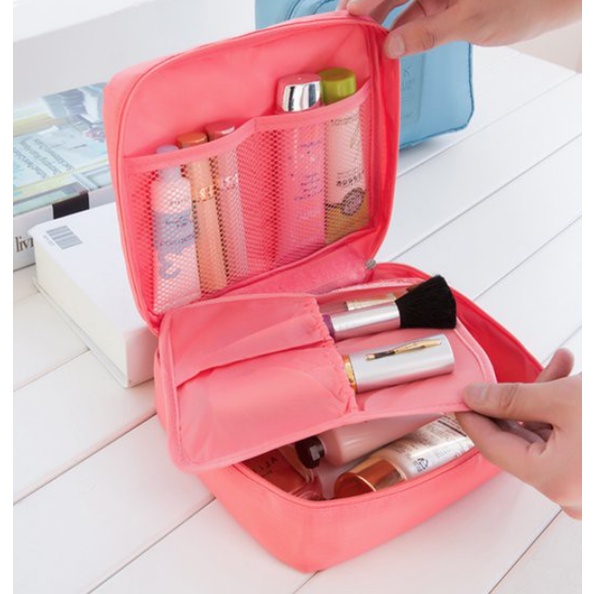 Pouch Organizer Travel Bag untuk Kosmetik Tas Travel Monopoly Cosmetic Bag Serbaguna