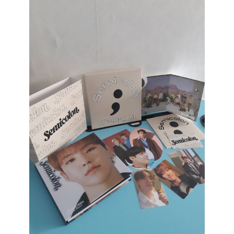 ALBUM SEMICOLON UNSEALED HOSHI MINGYU SEUNGKWAN THE8 DK SCOUPS JUN