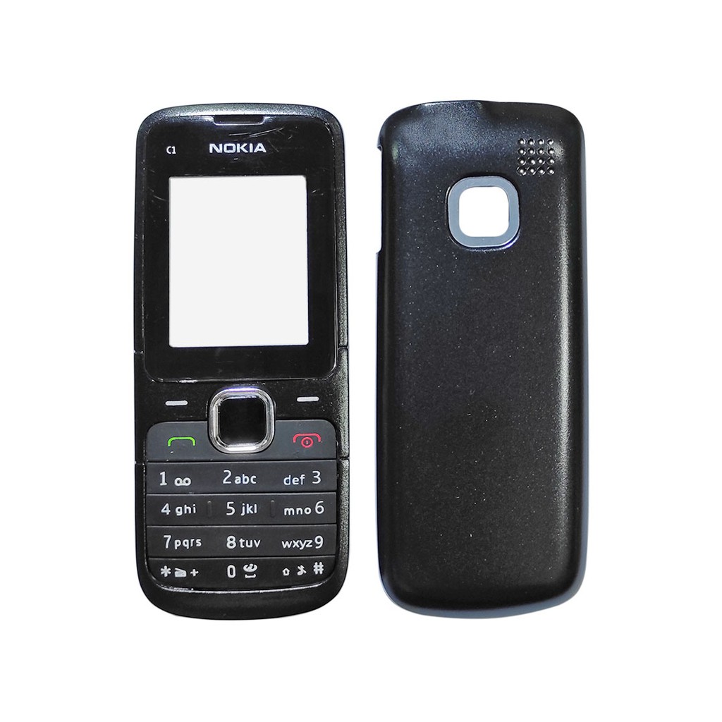 CASING NOKIA C1-01 KESING + BACK COVER / WARNA RANDOM
