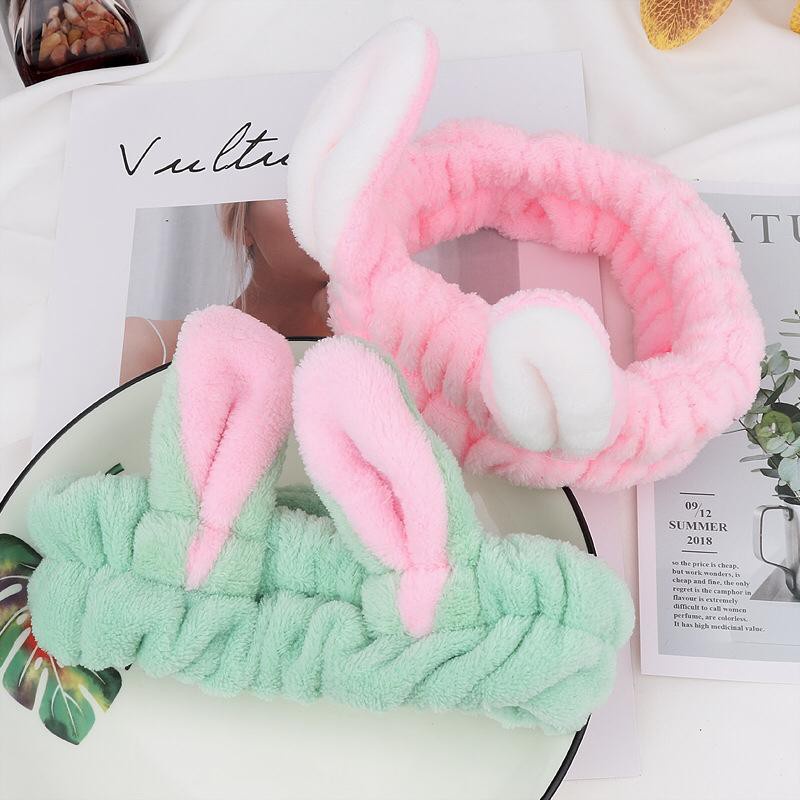 BANDANA BANDO MANDI WANITA DEWASA BANDO MANDI ANAK PEREMPUAN AKSESORIS RAMBUT CUTE HAIR BAND BATHROOM MX2329