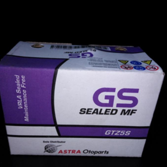 GS MF GTZ5S Kering (Aki / Accu Motor GS Astra) Original